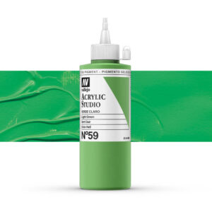 22.059 VALLEJO ACRYLIC STUDIO GREEN LIGHT 200ml