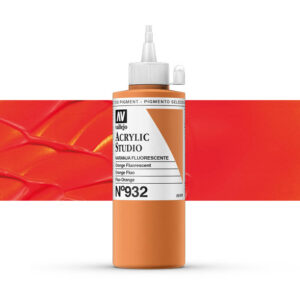 22.932 VALLEJO ACRYLIC STUDIO FLUORESCENT ORANGE 200ml
