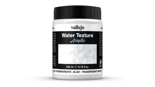 26.201 VALLEJO WATER TEXTURE TRANSPARENT WATER 200ml