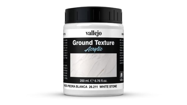26.211 VALLEJO GROUND TEXTURE WHITE STONE 200ml