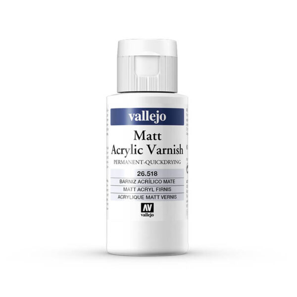 26.518 VALLEJO PERMANENT MATTE VARNISH 60ml