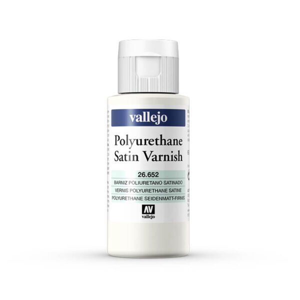 26.652 VALLEJO POLYURETHANE SATIN VARNISH 60ml