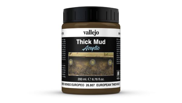 26.807 VALLEJO THICK MUD EUROPEAN MUD 200ml