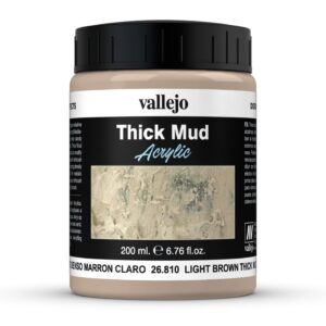 26.810 VALLEJO LIGHT BROWN THICK MUD 200ml