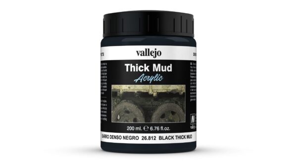 26.812 VALLEJO THICK MUD BLACK 200ml