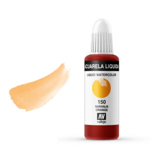 33.150 VALLEJO LIQUID WATERCOLOR ORANGE 32ml