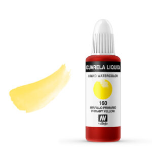 33.160 VALLEJO LIQUID WATERCOLOR PRIMARY YELLOW 32ml