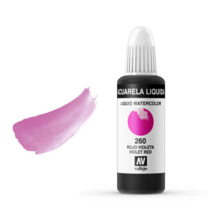 33.260 VALLEJO LIQUID WATERCOLOR VIOLET RED 32ml