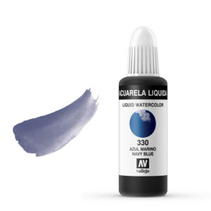 33.330 VALLEJO LIQUID WATERCOLOR NAVY BLUE 32ml