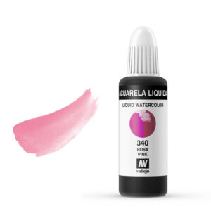 33.340 VALLEJO LIQUID WATERCOLOR PINK 32ml