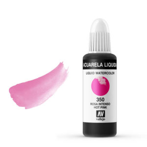 33.350 VALLEJO LIQUID WATERCOLOR HOT PINK 32ml