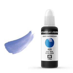 33.420 VALLEJO LIQUID WATERCOLOR ROYAL BLUE 32ml