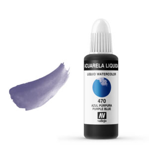 33.470 VALLEJO LIQUID WATERCOLOR PURPLE BLUE 32ml