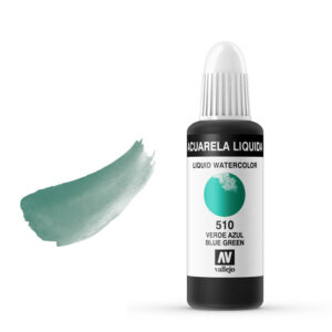 33.510 VALLEJO LIQUID WATERCOLOR BLUE GREEN 32ml