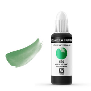 33.530 VALLEJO LIQUID WATERCOLOR MOSS GREEN 32ml