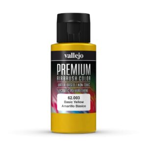 62.003 VALLEJO PREMIUM COLOR BASIC YELLOW 60ml