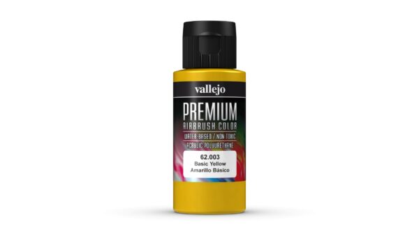 62.003 VALLEJO PREMIUM COLOR BASIC YELLOW 60ml