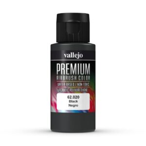 62.020 VALLEJO PREMIUM COLOR BLACK 60ml