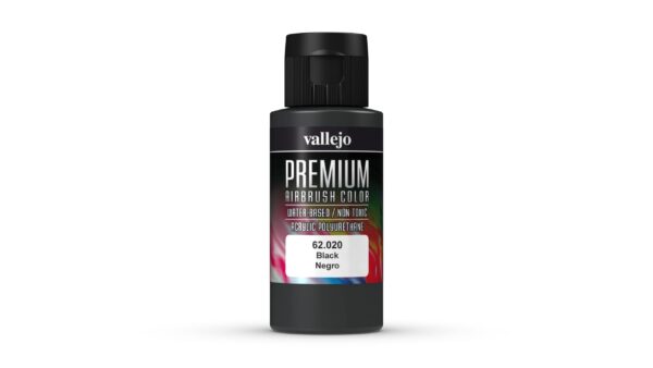 62.020 VALLEJO PREMIUM COLOR BLACK 60ml