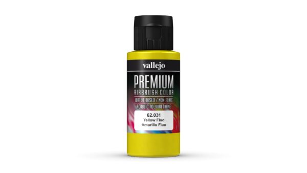 62.031 VALLEJO PREMIUM COLOR YELLOW FLUO 60ml