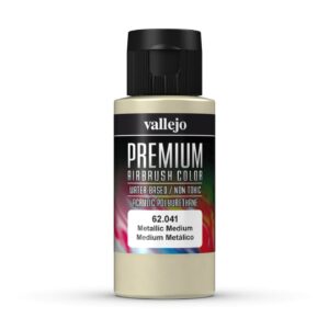 62.041 VALLEJO PREMIUM COLOR METALLIC MEDIUM 60ml
