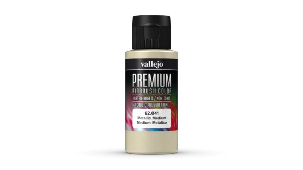 62.041 VALLEJO PREMIUM COLOR METALLIC MEDIUM 60ml