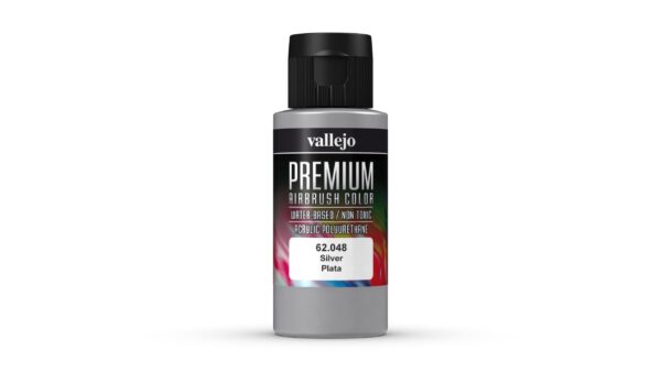 62.048 VALLEJO PREMIUM COLOR SILVER 60ml