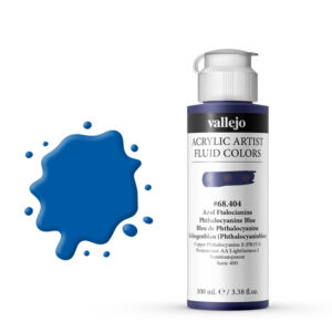 68.404 VALLEJO ACRYLIC ARTIST FLUID PHTALO BLUE 100ml