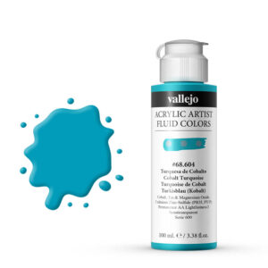 68.604 VALLEJO ACRYLIC ARTIST FLUID COBALT TURQUOISE 100ml