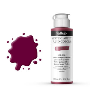 68.810 VALLEJO ACRYLIC ARTIST FLUID QUINACRD. VIOLET 100ml
