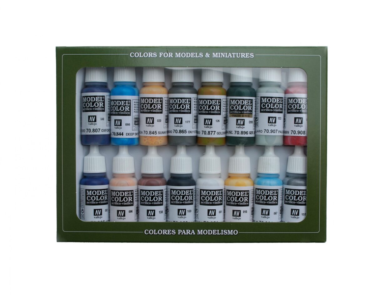 70111 VALLEJO MODEL COLOR SET- AMERICAN CIVIL WAR 16pcs set