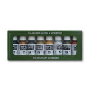 70118 VALLEJO MODEL COLOR SET- METALLIC COLORS 8pcs set