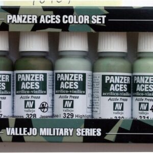 70127 VALLEJO PANZER ACES SET- No. 4 - CREW UNIFORMS 8pcs set