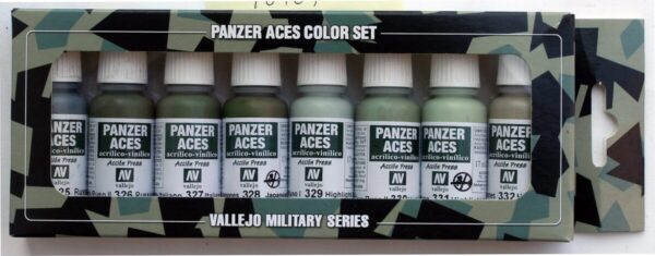 70127 VALLEJO PANZER ACES SET- No. 4 - CREW UNIFORMS 8pcs set