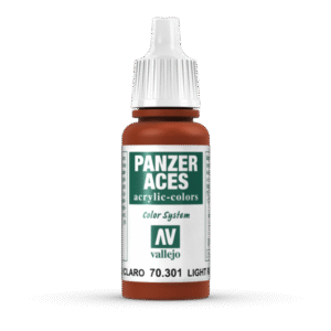 70.301 VALLEJO PANZER ACES LIGHT RUST 17ml