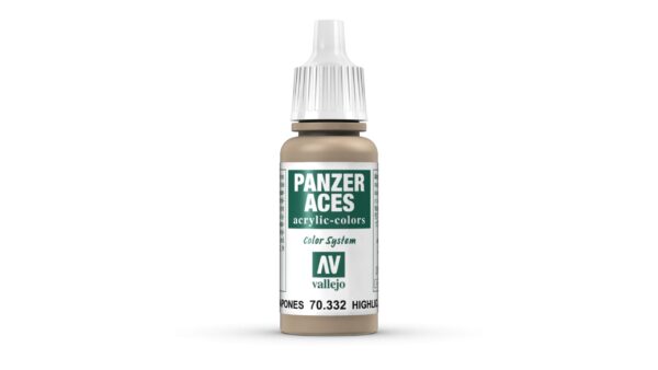 70.332 VALLEJO PANZER ACES HIGHLIGHT JAPAN TANK CREW 17ml