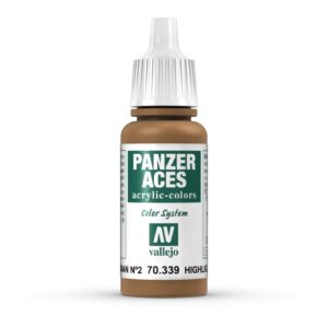 70.339 VALLEJO PANZER ACES HIGHLIGHT GERMAN TANK CREW II 17ml