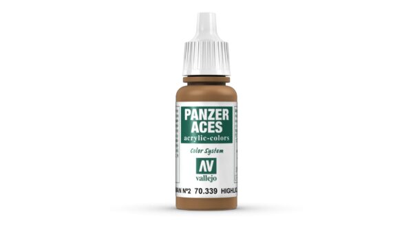 70.339 VALLEJO PANZER ACES HIGHLIGHT GERMAN TANK CREW II 17ml