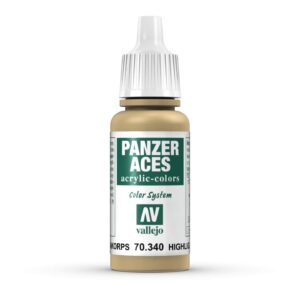 70.340 VALLEJO PANZER ACES HIGHLIGHT AFRIKA KORPS TANK CREW I 17ml