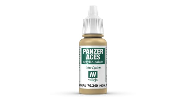 70.340 VALLEJO PANZER ACES HIGHLIGHT AFRIKA KORPS TANK CREW I 17ml