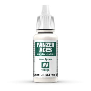 70.344 VALLEJO PANZER ACES WHITE GERMAN WINTER TANK CREW 17ml