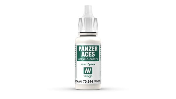 70.344 VALLEJO PANZER ACES WHITE GERMAN WINTER TANK CREW 17ml