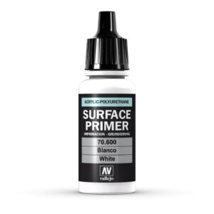 70.600 VALLEJO SURFACE PRIMER WHITE 17ml