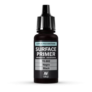 70.602 VALLEJO SURFACE PRIMER BLACK 17ml
