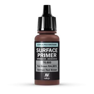 70.605 VALLEJO SURFACE PRIMER GERMAN RED BROWN 17ml