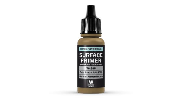 70.606 VALLEJO SURFACE PRIMER GERMAN GREEN BROWN 17ml