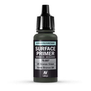 70.607 VALLEJO SURFACE PRIMER UK BRONZE GREEN 17ml