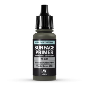 70.609 VALLEJO SURFACE PRIMER RUSSIAN GREEN 17ml
