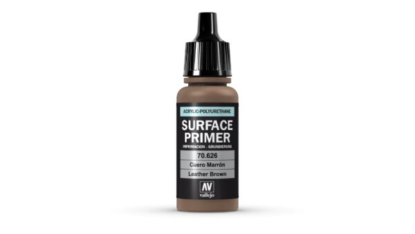 70.626 VALLEJO SURFACE PRIMER LEATHER BROWN 17ml