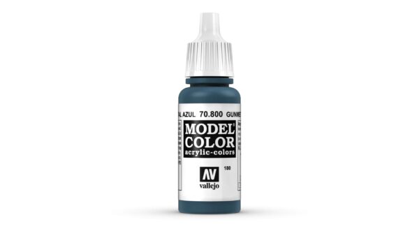 70.800 VALLEJO MODEL COLOR GUNMETAL BLUE 17ml